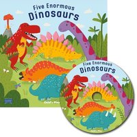 bokomslag Five Enormous Dinosaurs [With CD (Audio)]