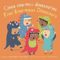 bokomslag Cinco pequeños dinosaurios/Five Enormous Dinosaurs