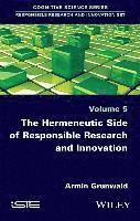 bokomslag The Hermeneutic Side of Responsible Research and Innovation