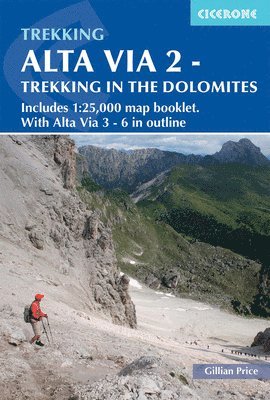 Gillian Price - Alta Via 2 - Trekking in the Dolomites, Häftad