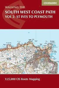 bokomslag South West Coast Path Map Booklet - Vol 2: St Ives to Plymouth