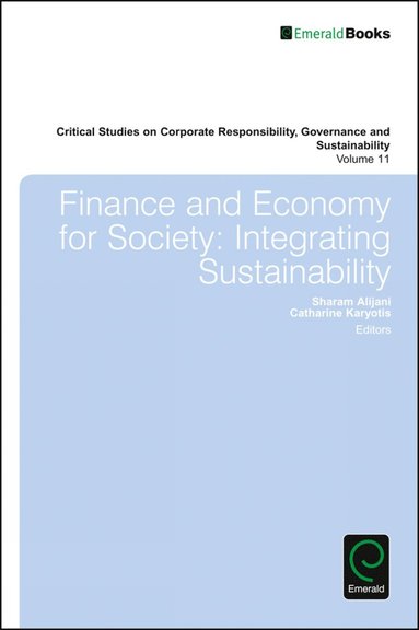 Sharam Alijani, Catherine Karyotis - Finance and Economy for Society, Inbunden