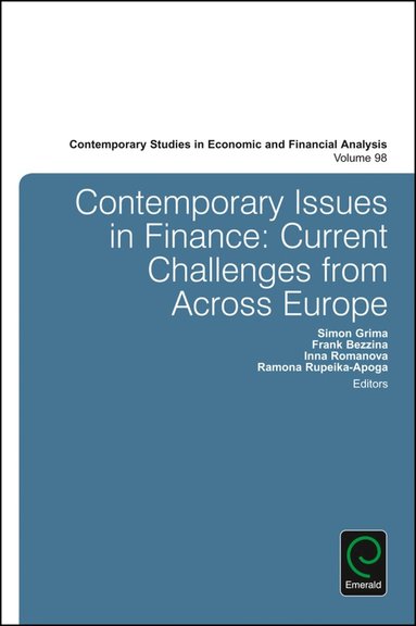 Simon Grima, Frank Bezzina, Inna Romānova, Ramona Rupeika-Apoga - Contemporary Issues in Finance, Inbunden