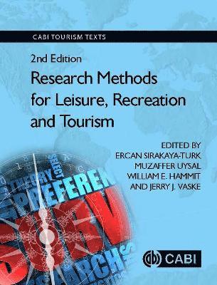 Research Methods for Leisure, Recreation and Tourism 1