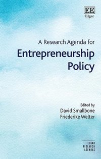 bokomslag A Research Agenda for Entrepreneurship Policy