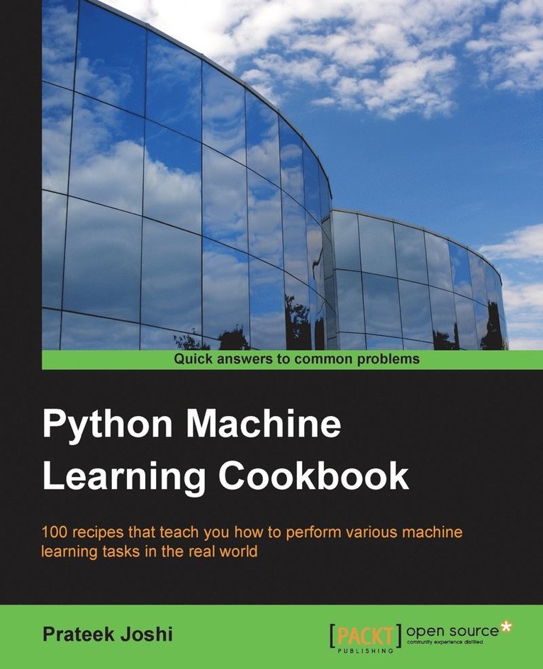 Prateek Joshi - Python Machine Learning Cookbook, Häftad