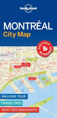 Lonely Planet Montreal City Map 1