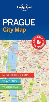 Lonely Planet Prague City Map 1