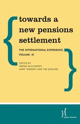 Towards a New Pensions Settlement 1