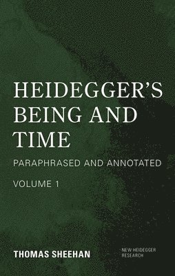 bokomslag Heidegger's Being and Time