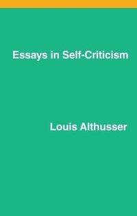 bokomslag Essays on Self-Criticism