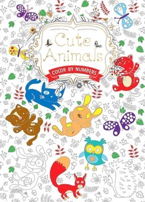 bokomslag Cute Animals: Color by Numbers