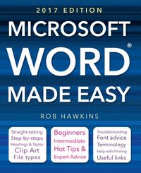 bokomslag Microsoft Word Made Easy (2017 edition)