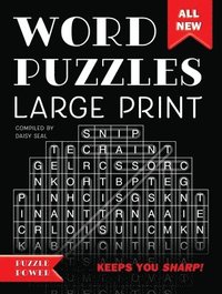 bokomslag Word puzzles large print - word play twists and challenges