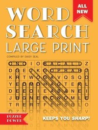 bokomslag Word Search Large Print (Orange)