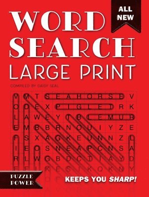 bokomslag Word Search Large Print (Red)