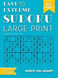 bokomslag Easy to Extreme Sudoku Large Print (Blue)