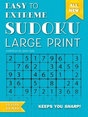 Easy to Extreme Sudoku Large Print (Blue) 1