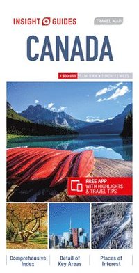 bokomslag Insight Guides Travel Map Canada