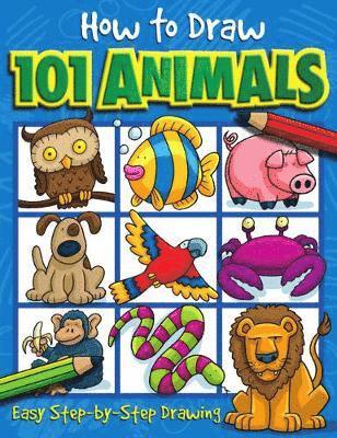 How to Draw 101 Animals - A Step By Step Drawing Guide for Kids 1