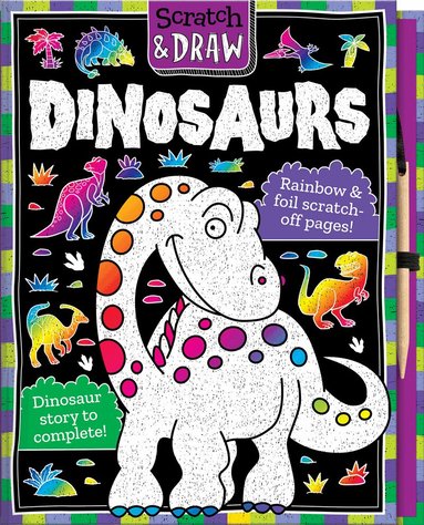 Nat Lambert - Scratch & Draw Dinosaurs - Scratch Art Activity Book, Inbunden