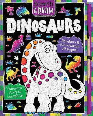 Scratch & Draw Dinosaurs - Scratch Art Activity Book 1
