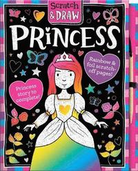 bokomslag Scratch & Draw Princess - Scratch Art Activity Book