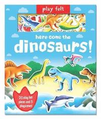 bokomslag Play Felt Here Come the Dinosaurs - Activity Book