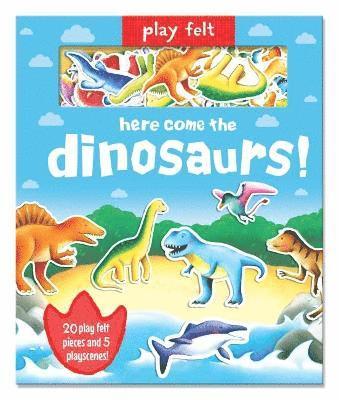 bokomslag Play Felt Here Come the Dinosaurs - Activity Book