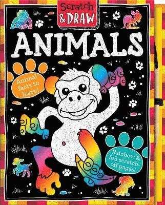 Scratch & Draw Animals - Scratch Art Activity Book 1