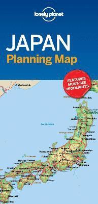 bokomslag Lonely Planet Japan Planning Map