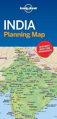 bokomslag Lonely Planet India Planning Map