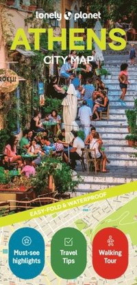 bokomslag Lonely Planet Athens City Map