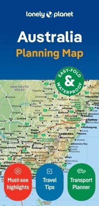 bokomslag Lonely Planet Australia Planning Map