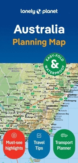 bokomslag Lonely Planet Australia Planning Map