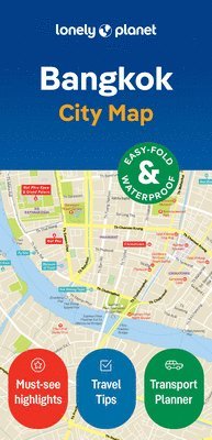 bokomslag Lonely Planet Bangkok City Map