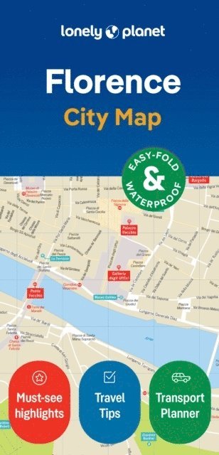 bokomslag Lonely Planet Florence City Map