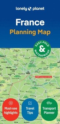 bokomslag Lonely Planet France Planning Map