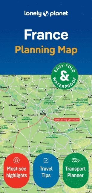 Lonely Planet France Planning Map 1