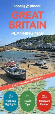 bokomslag Lonely Planet Great Britain Planning Map
