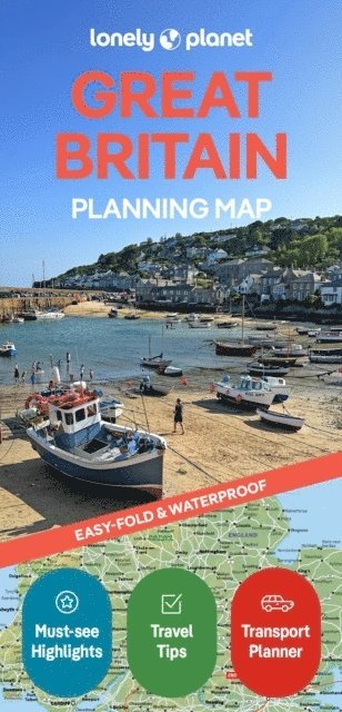 Lonely Planet Great Britain Planning Map