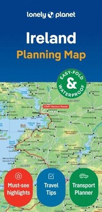 bokomslag Lonely Planet Ireland Planning Map