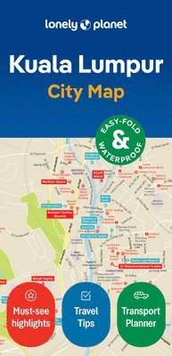 bokomslag Lonely Planet Kuala Lumpur City Map