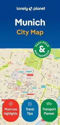 bokomslag Lonely Planet Munich City Map