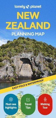 bokomslag Lonely Planet New Zealand Planning Map