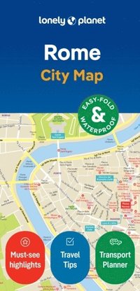 bokomslag Lonely Planet Rome City Map