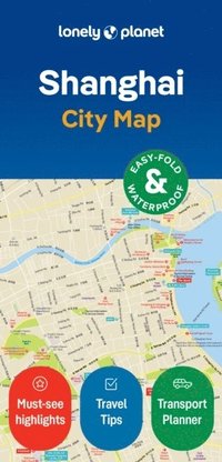 bokomslag Lonely Planet Shanghai City Map