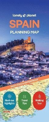 bokomslag Lonely Planet Spain Planning Map