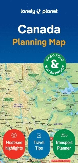 Lonely Planet Canada Planning Map 1