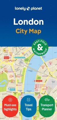 bokomslag Lonely Planet London City Map